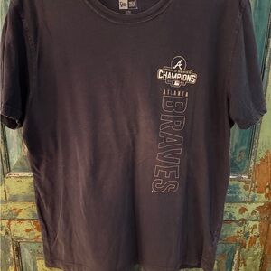 Atlanta Braves Navy T-Shirt
